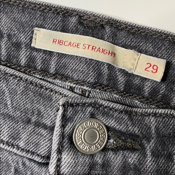 Women’s Levi's High Waisted Dark Gray Jeans - Picture 12 of 13